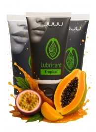 Набор из 3 съедобных лубрикантов JUJU со вкусом тропических фруктов - JuJu - купить с доставкой в Новочебоксарске