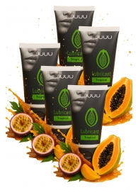 Набор из 5 съедобных лубрикантов JUJU со вкусом тропических фруктов - JuJu - купить с доставкой в Новочебоксарске