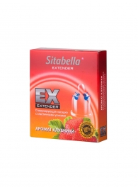 Стимулирующая насадка Sitabella Extender  Клубника - Sitabella - купить с доставкой в Новочебоксарске