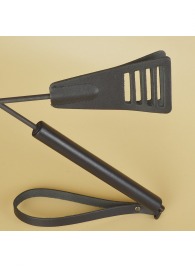 Черный кожаный стек «Сириус» - 60 см. - Sitabella - купить с доставкой в Новочебоксарске