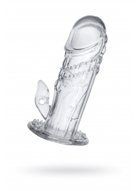 Прозрачная насадка на пенис Uco - 13 см. - A-toys - в Новочебоксарске купить с доставкой