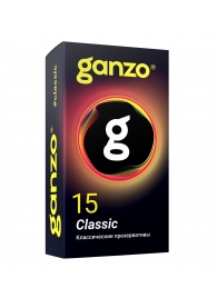 Классические презервативы с обильной смазкой Ganzo Classic - 15 шт. - Ganzo - купить с доставкой в Новочебоксарске