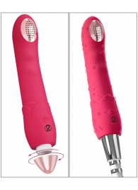 Малиновая насадка на душ с вибрацией Showers to orgasm - 20,1 см. - Orion - купить с доставкой в Новочебоксарске