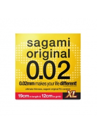 Презерватив увеличенного размера Sagami Original 0.02 XL-size - 1 шт. - Sagami - купить с доставкой в Новочебоксарске