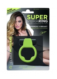 Люминесцентное эрекционное виброкольцо Super - Clara Morgane - в Новочебоксарске купить с доставкой