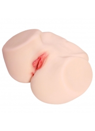 Мастурбатор-полуторс с двойным слоем материала и вибрацией Jenny Onahole Real Vagina - KOKOS - в Новочебоксарске купить с доставкой
