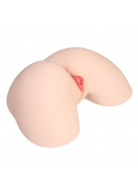 Мастурбатор-полуторс с двойным слоем материала Jenny Onahole Real Hips - KOKOS - в Новочебоксарске купить с доставкой