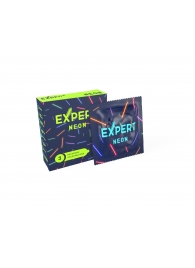 Светящиеся в темноте презервативы Expert Neon - 3 шт. - Expert - купить с доставкой в Новочебоксарске