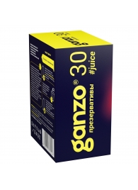 Ароматизированные презервативы Ganzo Juice - 30 шт. - Ganzo - купить с доставкой в Новочебоксарске