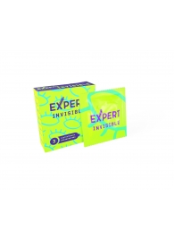 Ультратонкие презервативы Expert Invisible - 3 шт. - Expert - купить с доставкой в Новочебоксарске