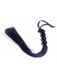 Черная силиконовая плеть - 37 см. - Boys of Toys - купить с доставкой в Новочебоксарске