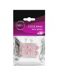 Прозрачная насадка на пенис с цветными шариками - Erowoman-Eroman - в Новочебоксарске купить с доставкой