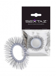 Круглое эрекционное кольцо с «ресничками» - Sextaz - в Новочебоксарске купить с доставкой