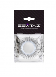Круглое эрекционное кольцо с длинными «ресничками» - Sextaz - в Новочебоксарске купить с доставкой