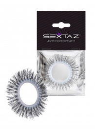 Круглое эрекционное кольцо с длинными «ресничками» - Sextaz - в Новочебоксарске купить с доставкой