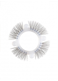 Эластичное кольцо с «ресничками» и 4 шариками - Sextaz - в Новочебоксарске купить с доставкой