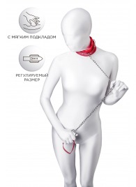Красный ошейник с подкладкой из меха - ToyFa - купить с доставкой в Новочебоксарске