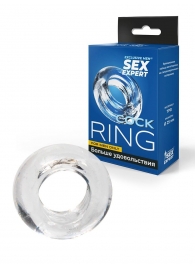 Прозрачное эрекционное кольцо-бублик - Sex Expert - в Новочебоксарске купить с доставкой
