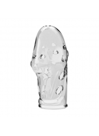 Прозрачная насадка на пенис Booker - 8 см. - Baile - в Новочебоксарске купить с доставкой