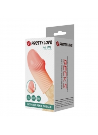 Телесная насадка на пенис Huel - 9 см. - Baile - в Новочебоксарске купить с доставкой