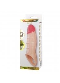 Телесная удлиняющая насадка на пенис Darnel - Baile - в Новочебоксарске купить с доставкой