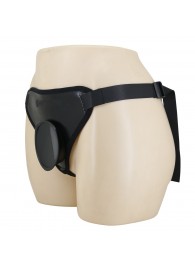 Черные трусики харнесс с платформой Caludio I - Baile - купить с доставкой в Новочебоксарске