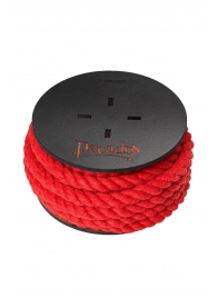 Красная веревка для шибари на катушке - 5 м. - Pecado - купить с доставкой в Новочебоксарске