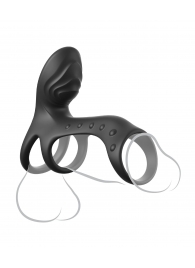 Черная насадка на пенис Ultimate Couples Cage Pro - Pipedream - в Новочебоксарске купить с доставкой