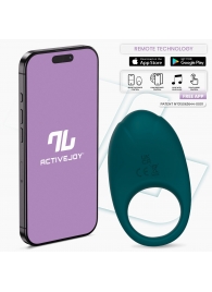 Зеленое интерактивное виброкольцо Ringo - Intoyou - в Новочебоксарске купить с доставкой