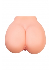 Реалистичный мастурбатор в форме попки с 2 любовными входами - No Name - в Новочебоксарске купить с доставкой