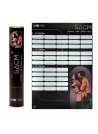 Плакат для двоих со скретч-слоем «БДСМ» - Сима-Ленд - купить с доставкой в Новочебоксарске