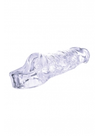 Прозрачная насадка-удлинитель Length Enhancer с подхватом - 16 см. - NMC - в Новочебоксарске купить с доставкой