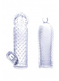 Набор из 2 прозрачных насадок на член Seductive Tickler Sleeves - NMC - в Новочебоксарске купить с доставкой