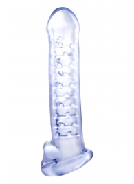 Прозрачная насадка-удлинитель Stretchy Touch - 18 см. - NMC - в Новочебоксарске купить с доставкой