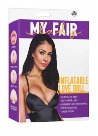 Телесная надувная секс-кукла с 3 любовными отверстиями - NMC - в Новочебоксарске купить с доставкой