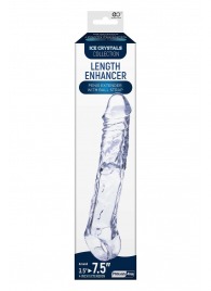 Прозрачная насадка-удлинитель Length Enhancer с подхватом - 22,3 см. - NMC - в Новочебоксарске купить с доставкой