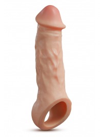 Телесная насадка-удлинитель Intrepid 9.25 Inch Realistic Penis Extender Sleeve - 23,5 см. - Blush Novelties - в Новочебоксарске купить с доставкой