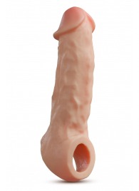 Телесная насадка-удлинитель Intrepid 9.25 Inch Realistic Penis Extender Sleeve - 23,5 см. - Blush Novelties - в Новочебоксарске купить с доставкой