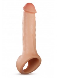 Телесная насадка-удлинитель Thrive 8.75 Inch Realistic Penis Extender Sleeve - 22,2 см. - Blush Novelties - в Новочебоксарске купить с доставкой
