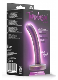 Фиолетовая насадка с гладкой поверхностью Surrender 4.75 Inch Beginner Pegging Dildo - 12 см. - Blush Novelties - купить с доставкой в Новочебоксарске
