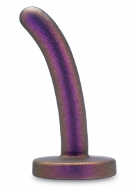 Фиолетовая насадка с гладкой поверхностью Surrender 4.75 Inch Beginner Pegging Dildo - 12 см. - Blush Novelties - купить с доставкой в Новочебоксарске