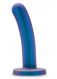 Синяя насадка с гладкой поверхностью Surrender 5.75 Inch Intermediate Pegging Dildo - 14,6 см. - Blush Novelties - купить с доставкой в Новочебоксарске
