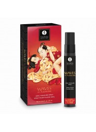 Оральный спрей Waves of Pleasure с ароматом клубники и шампанского - 20 мл. - Shunga - купить с доставкой в Новочебоксарске