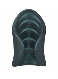 Серый сквозной мастурбатор с вибрацией Manwan Starter - Manwan - в Новочебоксарске купить с доставкой