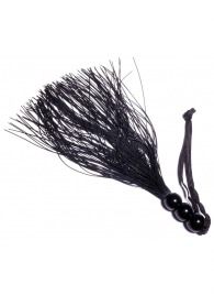 Черная силиконовая плетка - 25,4 см. - Boys of Toys - купить с доставкой в Новочебоксарске