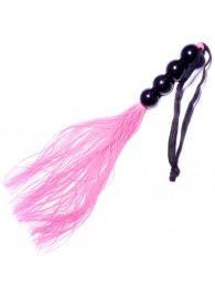 Розовая силиконовая плеть - 35,5 см. - Boys of Toys - купить с доставкой в Новочебоксарске