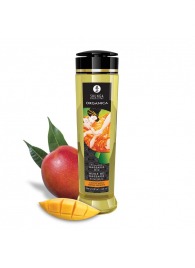 Массажное масло для тела Luscious Mango с ароматом манго - 240 мл. - Shunga - купить с доставкой в Новочебоксарске