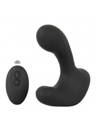 Черная анальная вибропробка с функцией расширения RC Butt Plug with 3 functions - Orion - в Новочебоксарске купить с доставкой