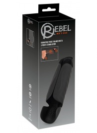 Черный вибромастурбатор с трехточечной стимуляцией Penis Trainer with 3 Point Stimulation - Orion - в Новочебоксарске купить с доставкой