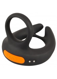 Черный вибростимулятор мошонки RC Scrotum Stimulator with Vibration - Orion - в Новочебоксарске купить с доставкой